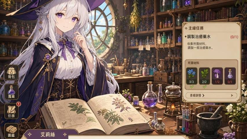 魔女秘药 角色养成 内容截图 1